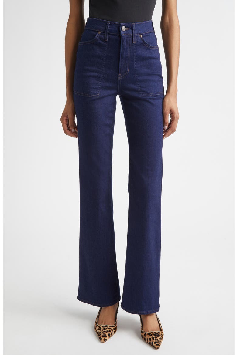 Crosbie High Waist Slim Wide Leg Jeans, Main, color, INDIGO RINSE