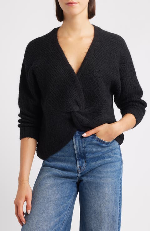 Twist Front Sweater