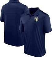 FANATICS Men's Fanatics Branded Navy Milwaukee Brewers Logo Polo
