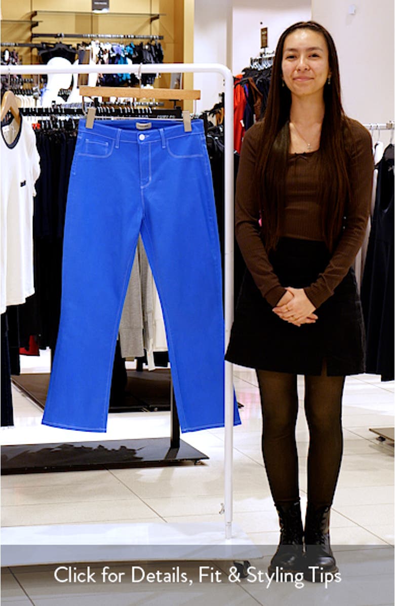 Tati High Waist Coated Crop Micro Bootcut Jeans, sales video thumbnail