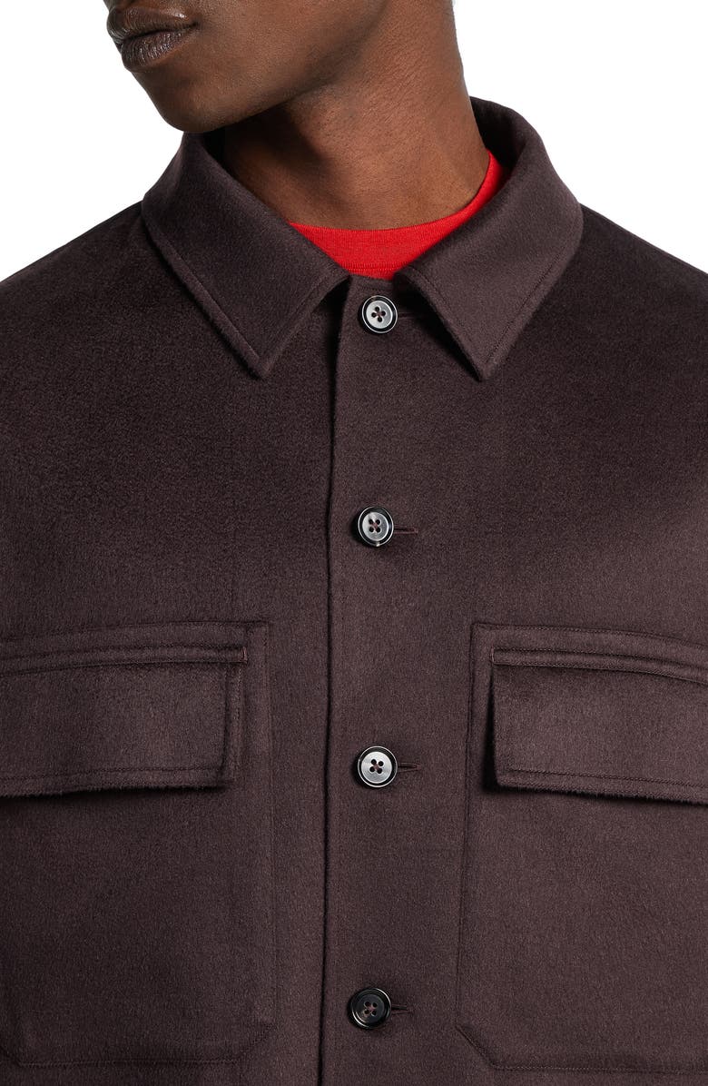 ZEGNA Oasi Cashmere Overshirt, Alternate, color, 