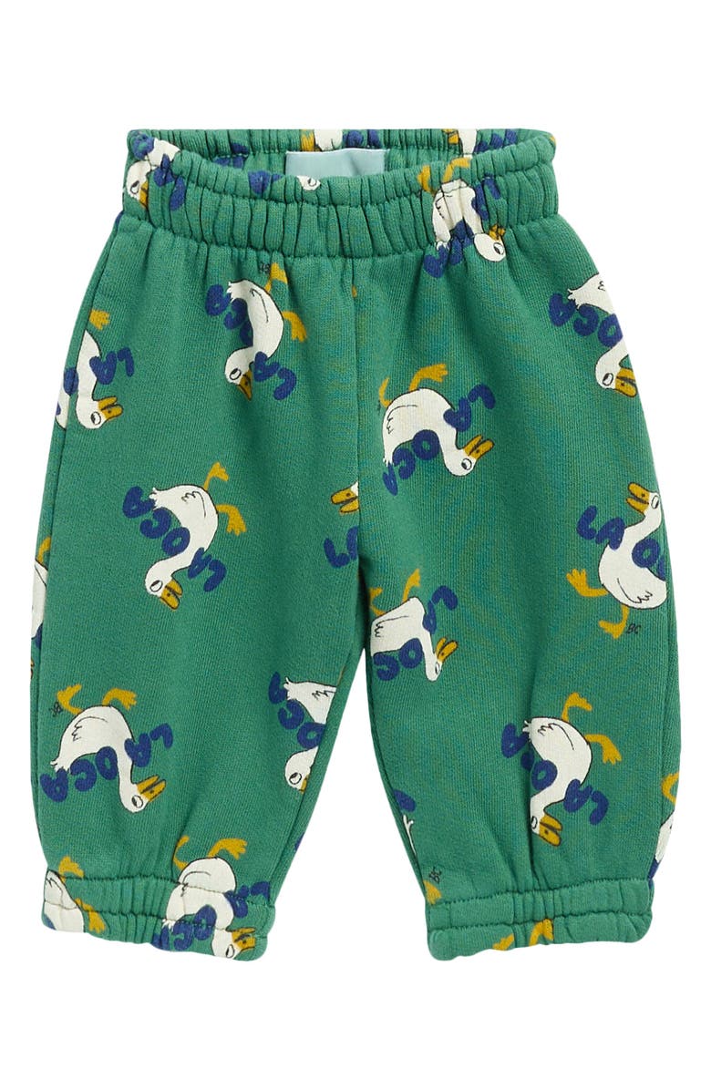 Bobo Choses La Oca Cotton Joggers, Main, color, Green