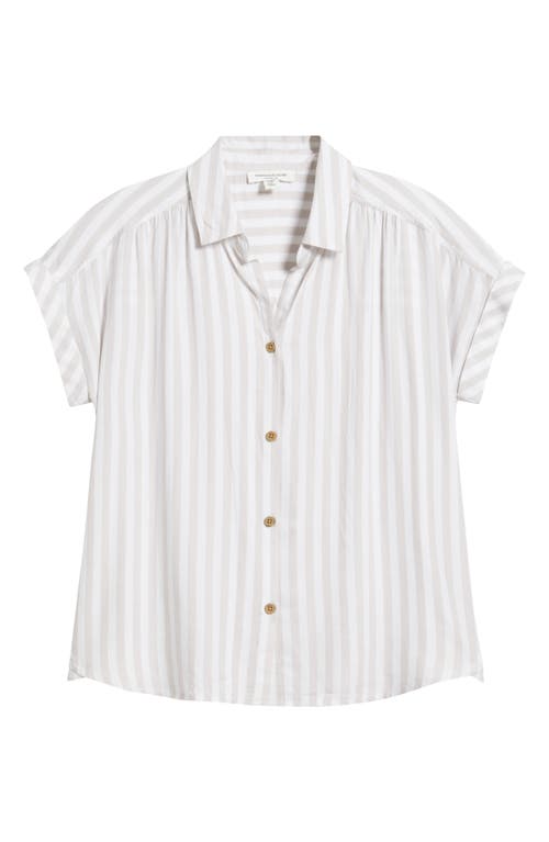 BEACHLUNCHLOUNGE BEACHLUNCHLOUNGE DARBY SHORT SLEEVE BUTTON-UP SHIRT