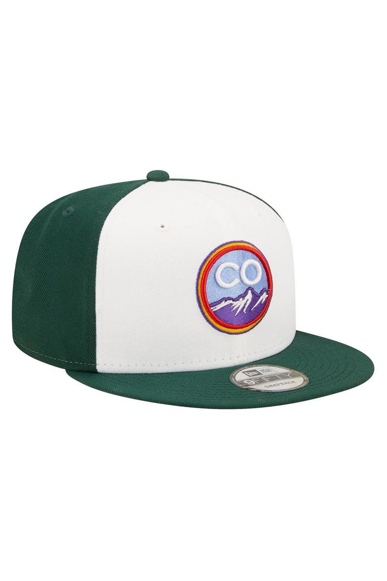 Youth New Era White Colorado Rockies 2022 City Connect 9FIFTY Snapback Adjustable Hat, Alternate, color, White