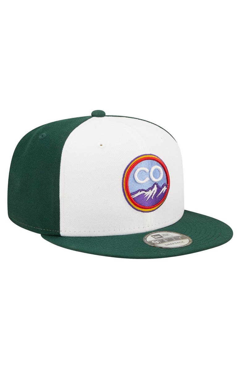 New Era Youth New Era White Colorado Rockies 2022 City Connect 9FIFTY Snapback Adjustable Hat, Alternate, color, 