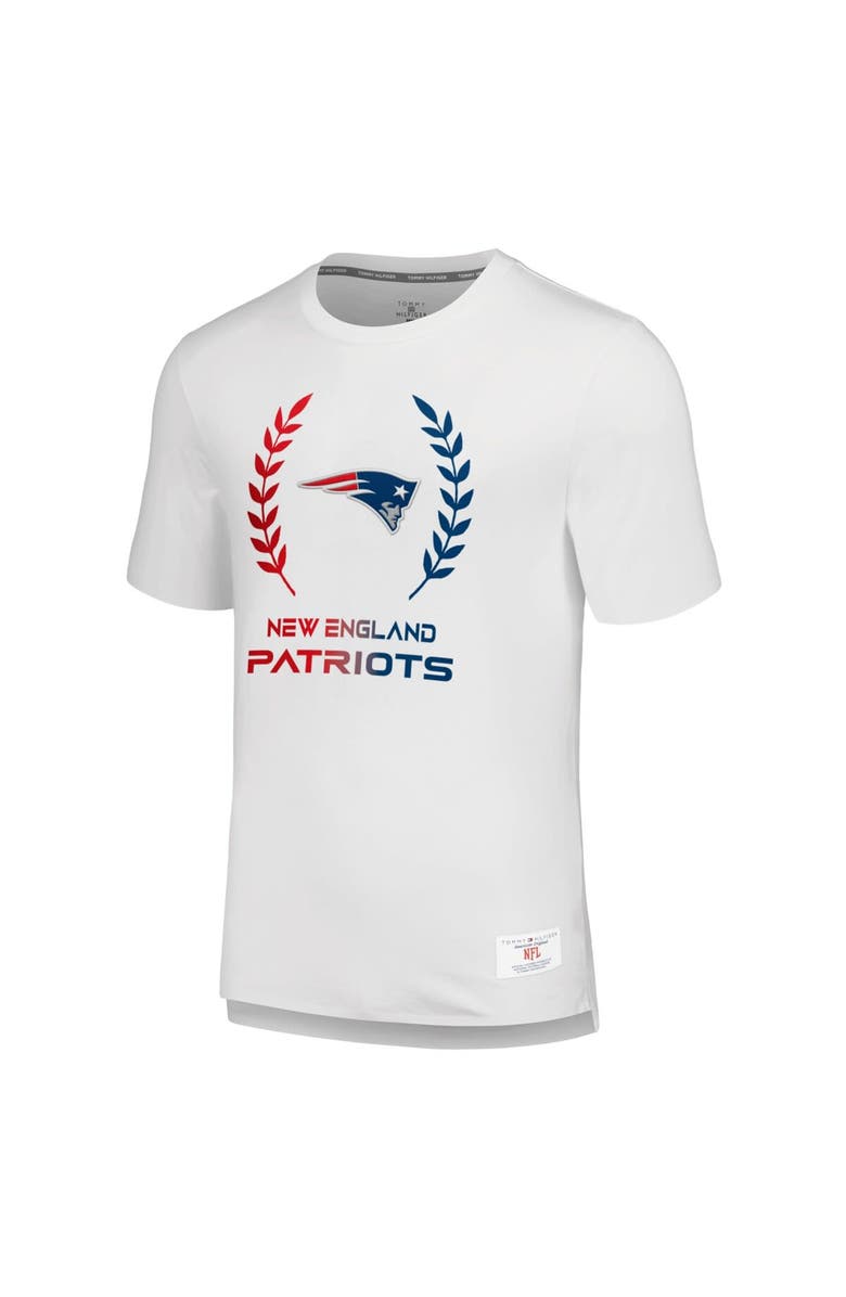 Tommy Hilfiger Men's Tommy Hilfiger White New England Patriots Miles T-Shirt, Alternate, color, 