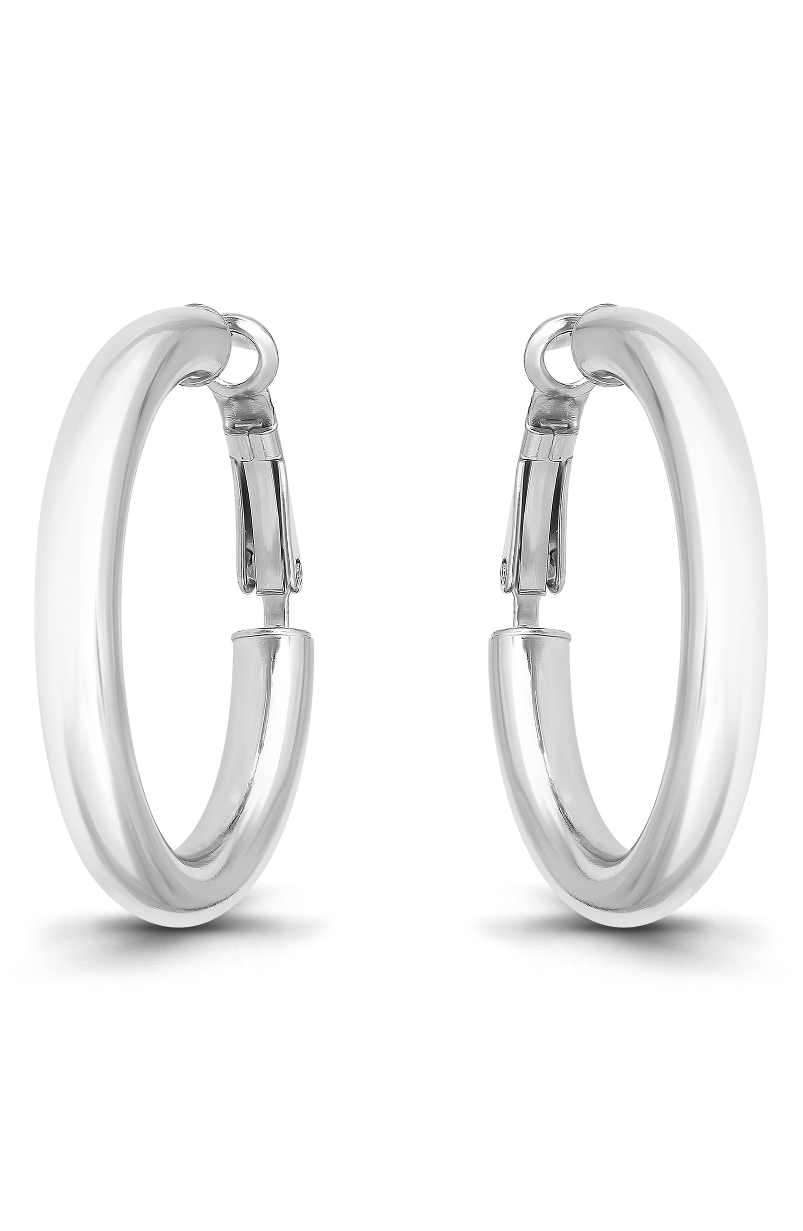 Christian Siriano New York 35mm Tube Hoop Earrings