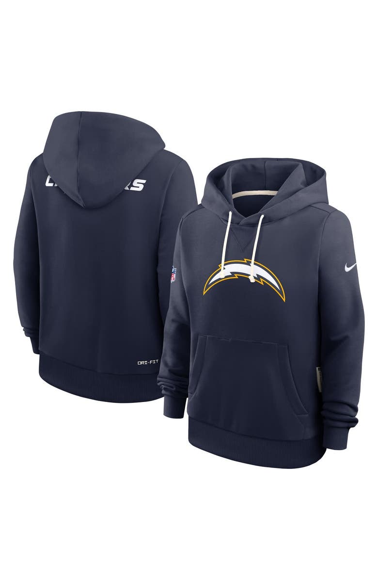 Nike Women's Nike Navy Los Angeles Chargers  Sideline Standard Issue Dri-FIT Hoodie, Alternate, color, Navy
