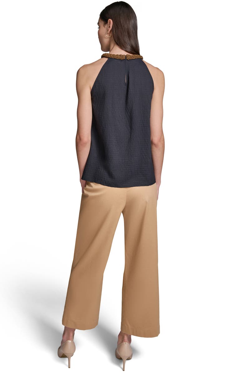 KARL LAGERFELD PARIS Placed Floral Sleeveless Top, Alternate, color,