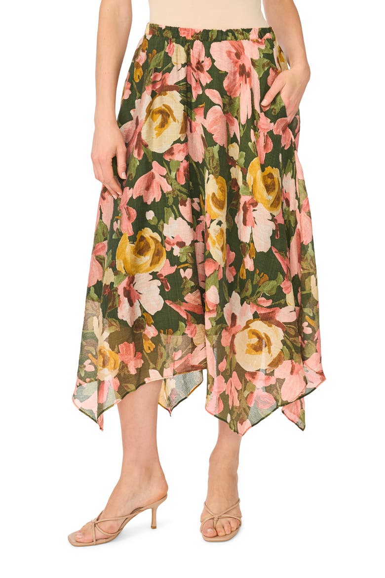 Asymmetric Midi Skirt, Alternate, color, KOMBU GREEN-367