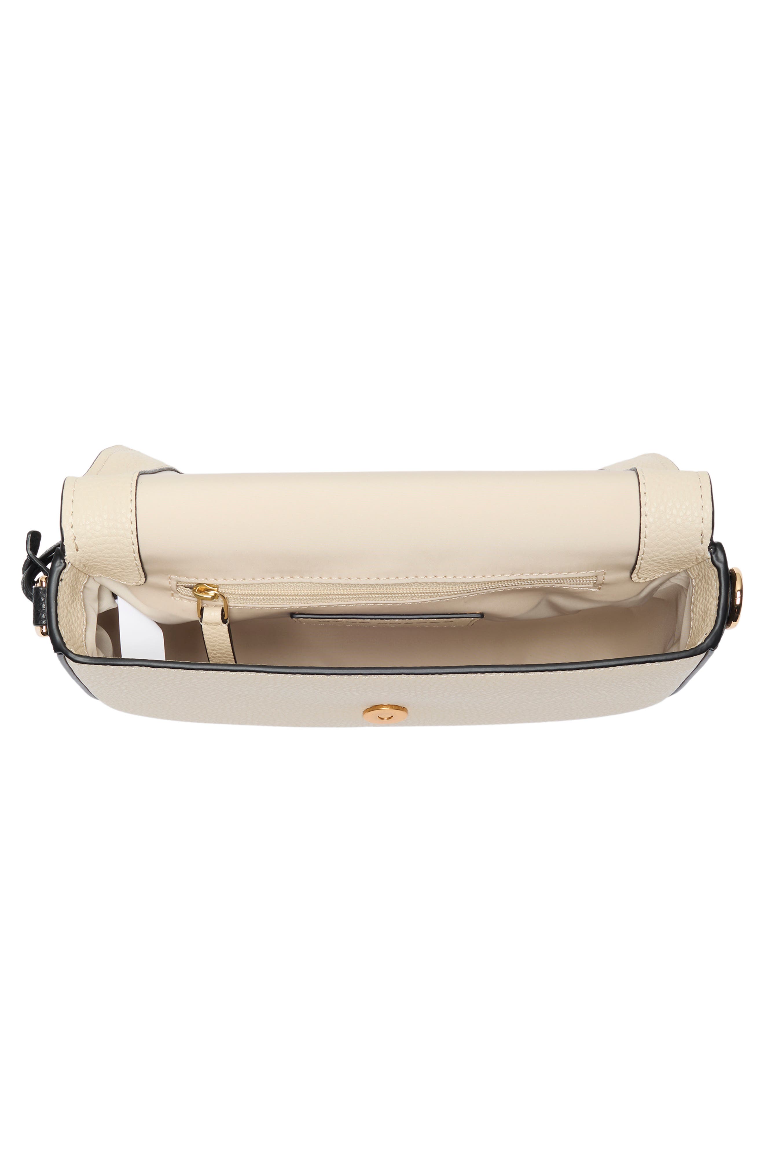 The Bold Saddle Leather Shoulder Bag, Alternate, color, COGNAC MULTI