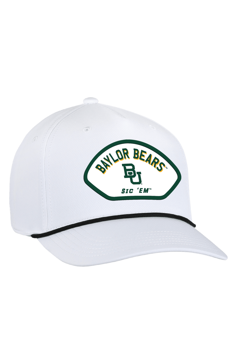 AHEAD Men's Ahead  White Baylor Bears Alto Rope Adjustable Hat, Main, color, White