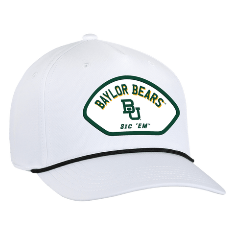 Men's Ahead  White Baylor Bears Alto Rope Adjustable Hat