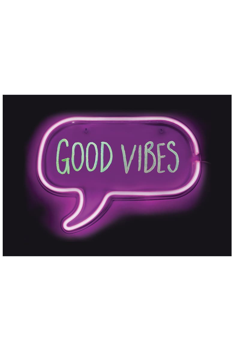 Neon Speech Bubble Frame, Main, color, MULTI