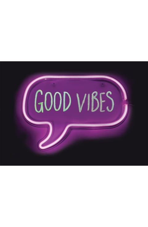 Neon Speech Bubble Frame