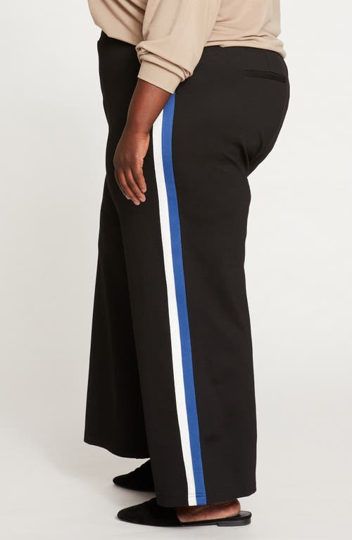 Universal Standard Stephanie Ponte Wide Leg Pants In Black