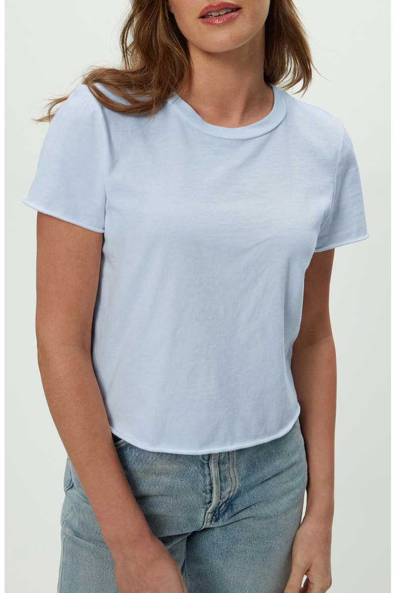Jackie Raw Edge T-Shirt, Alternate, color, SPLASH