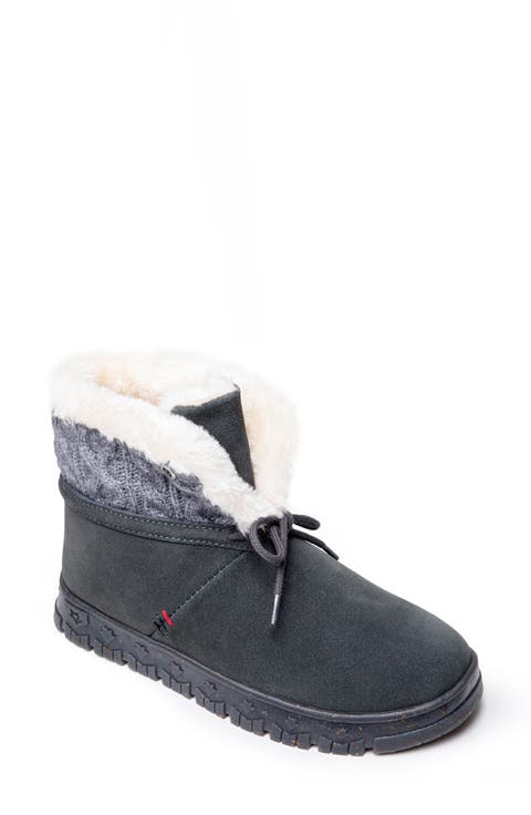 Norean Faux Fur Lined Slipper Bootie (Women)