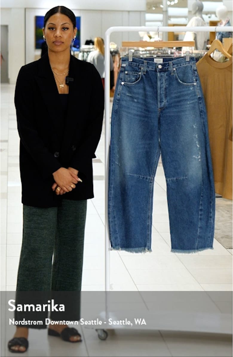 Horseshoe High Waist Nonstretch Jeans, sales video thumbnail