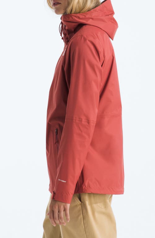 The North Face Alta Vista Hooded Water Repellent Jacket In Red
