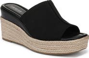 LifeStride Haute Espadrille Platform Wedge Slide Sandal