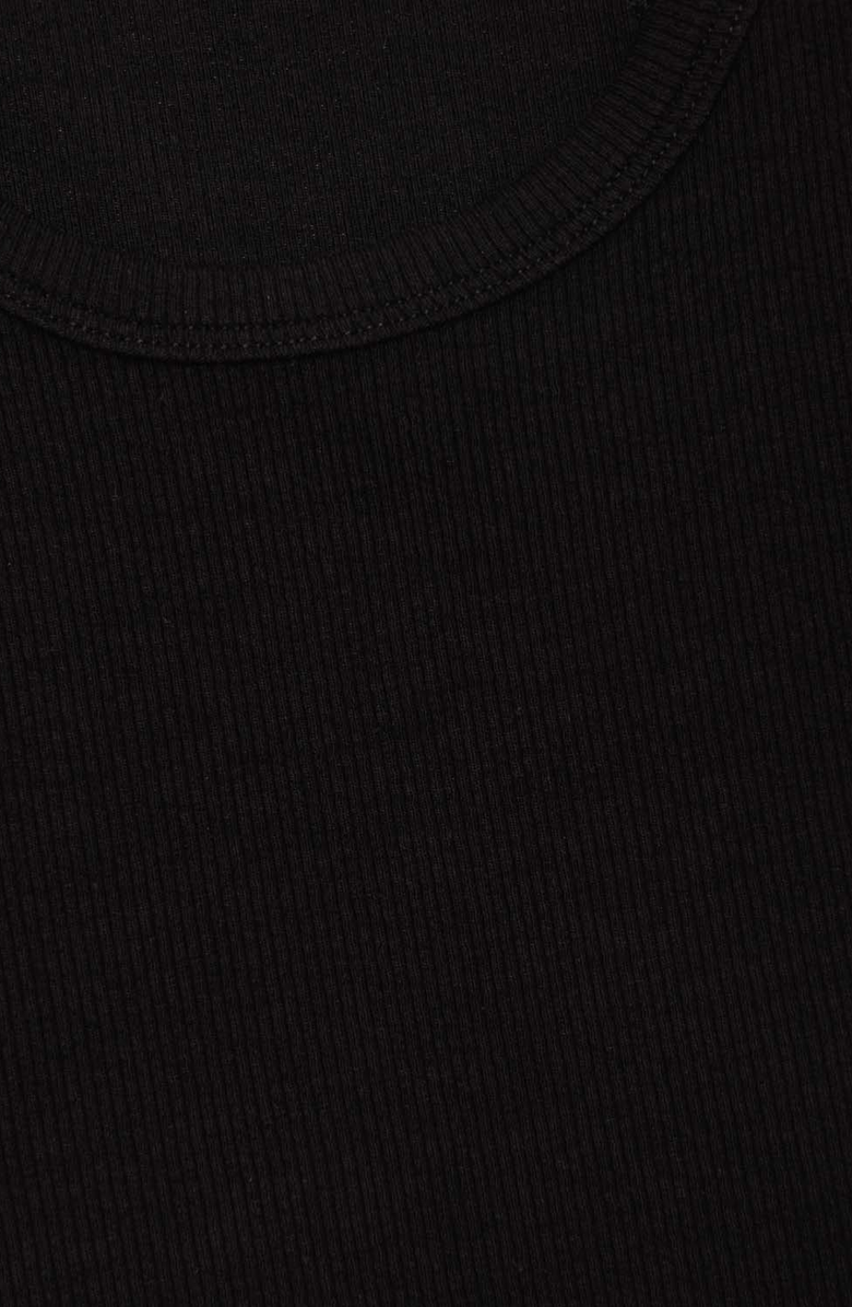 Thirty Years Demi Ribbed Tank, Alternate, color, Black