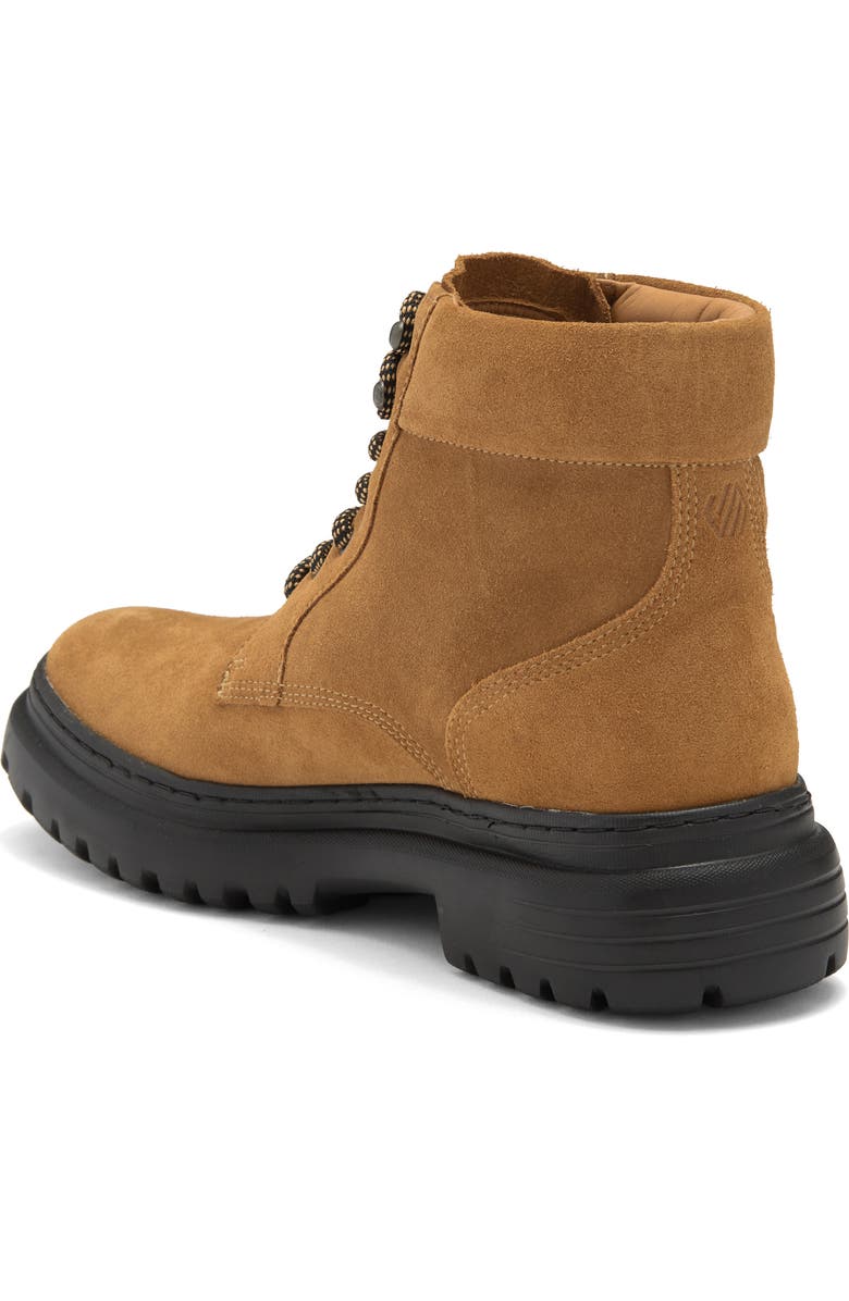 Johnston & Murphy Hutson Plain Toe Boot, Alternate, color, Camel Suede