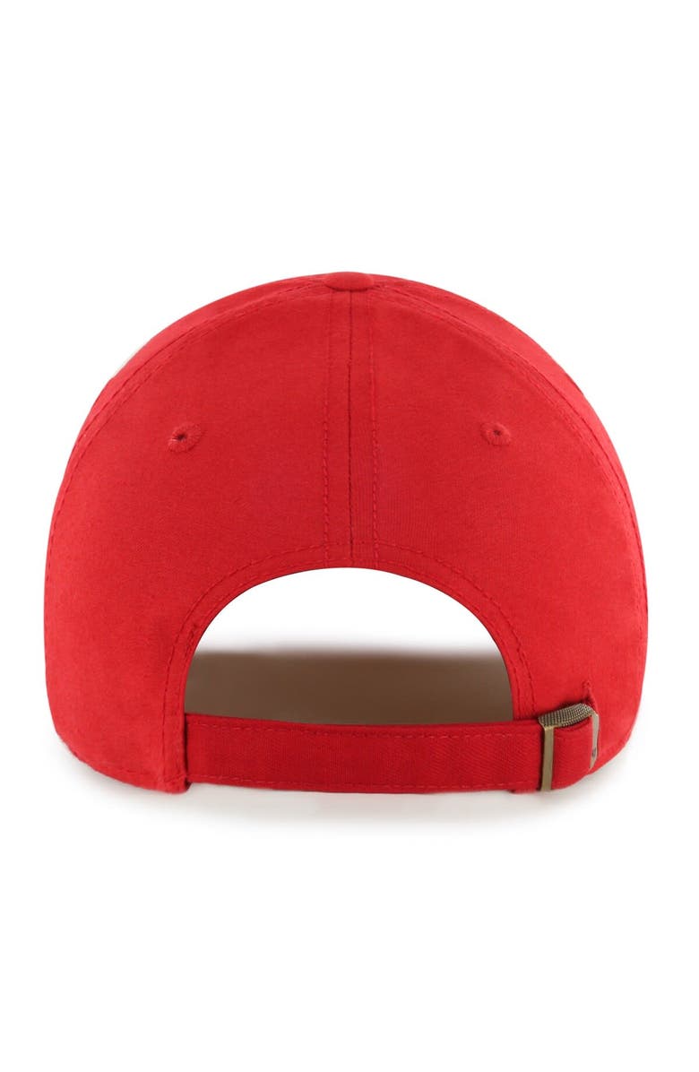 '47 Men's '47 Scarlet San Francisco 49ers Vernon Clean Up Adjustable Hat, Alternate, color,