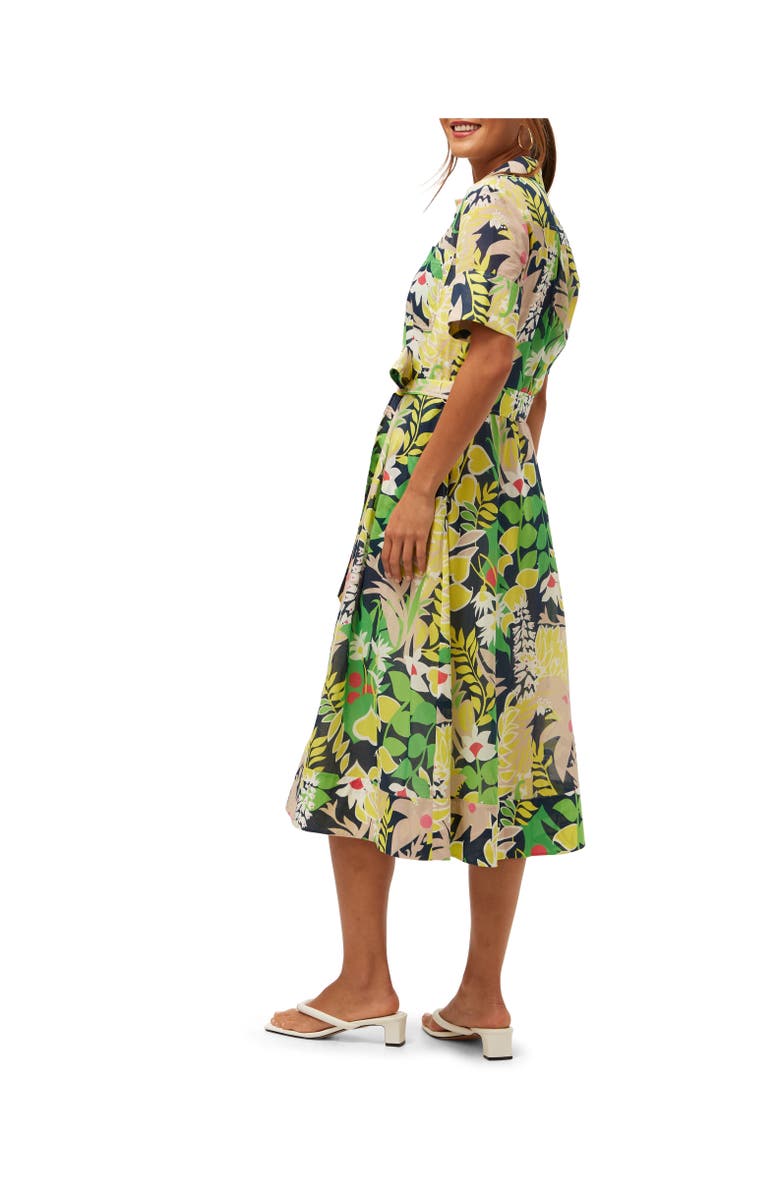 Trina Turk Misola 2 Floral A line Midi Dress, Alternate, color, 