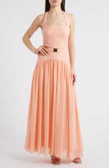 Hutch Aza A-Line Halter Dress