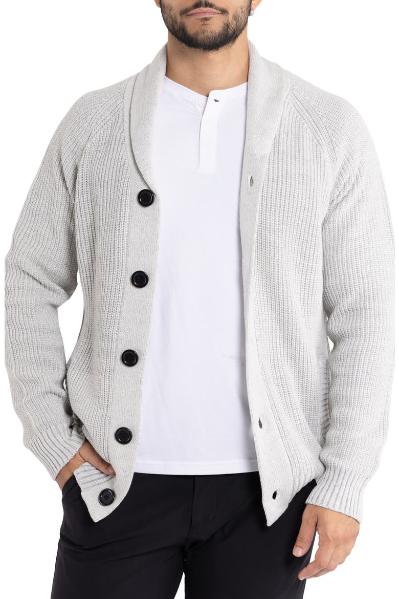 Shawl Collar Cardigan, Main, color, OATMEAL