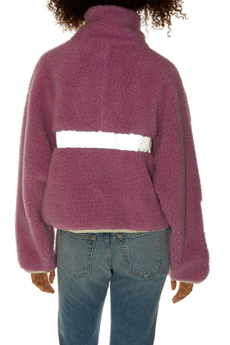 Ponyo Faux Fur Jacket, Alternate, color, PINK