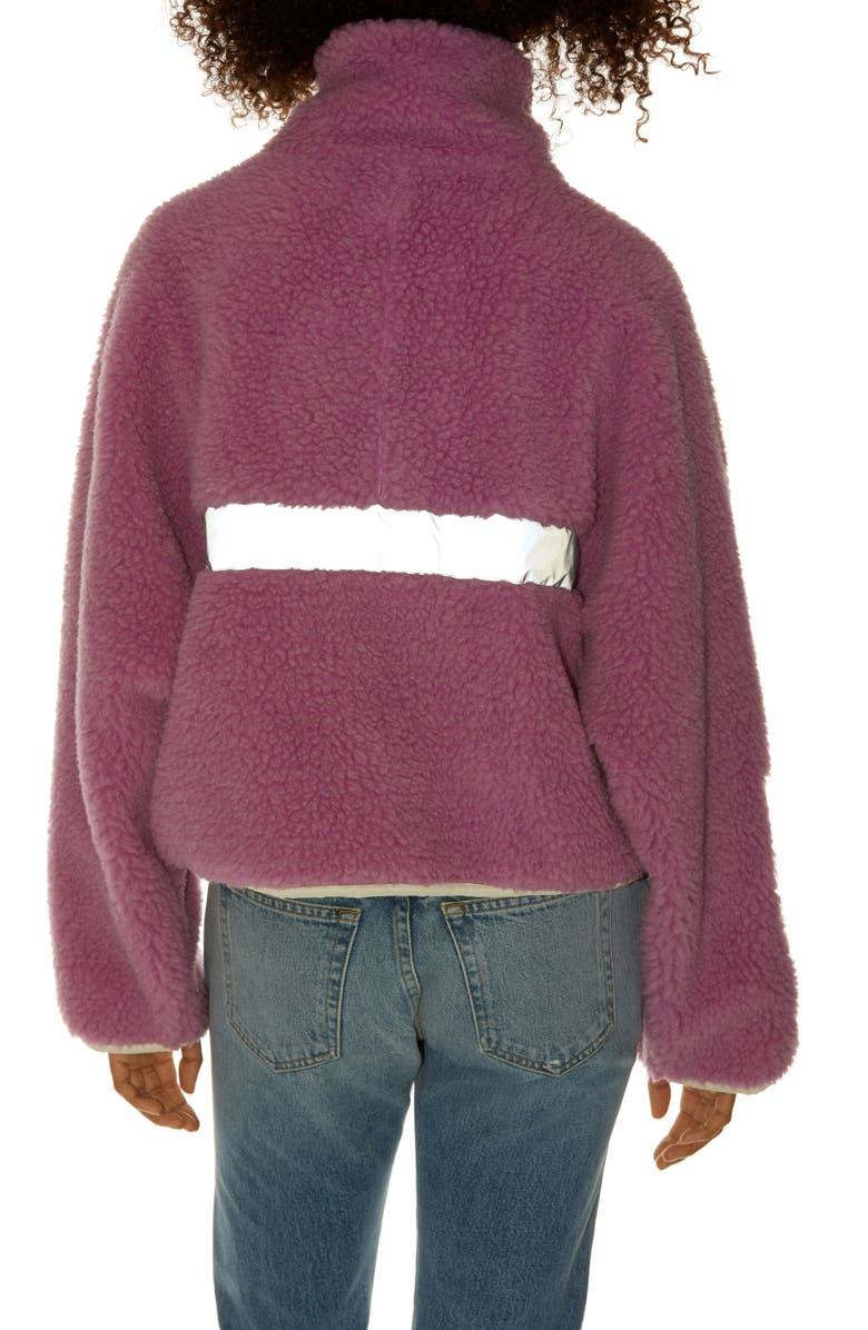 Sandy Liang Ponyo Faux Fur Jacket, Alternate, color,