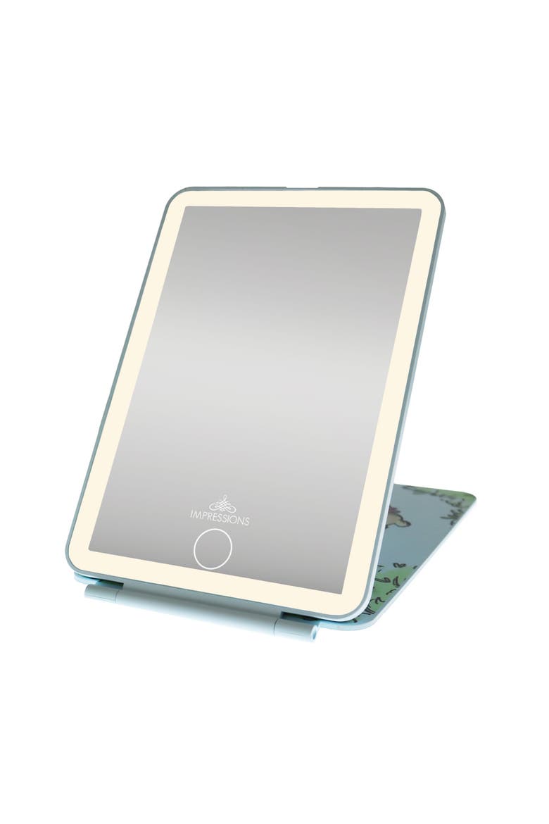 Disney Winnie the Pooh "Classic Swing" Touch Pad Mini LED Makeup Mirror, Alternate, color, Blue