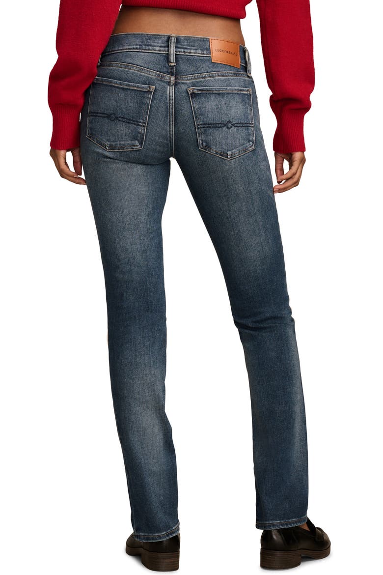 Sweet Mid Rise Straight Leg Jeans, Alternate, color, SWEET ESCAPE WASH