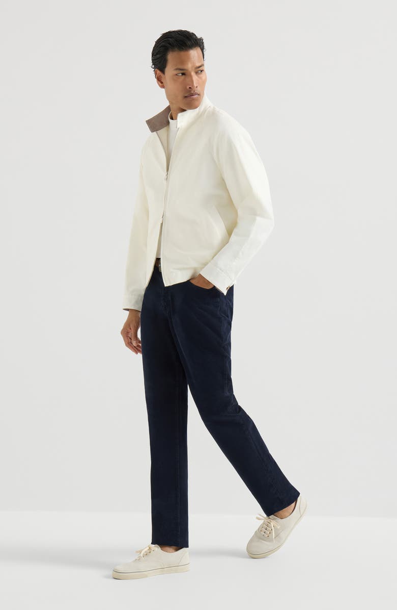 Brunello Cucinelli Five-pocket trousers, Alternate, color, Dark Denim