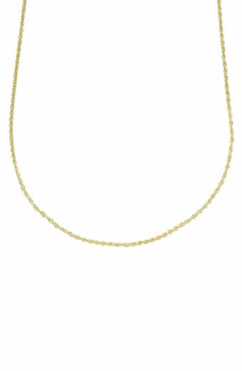 A&M 14K Gold Thin Rope Chain