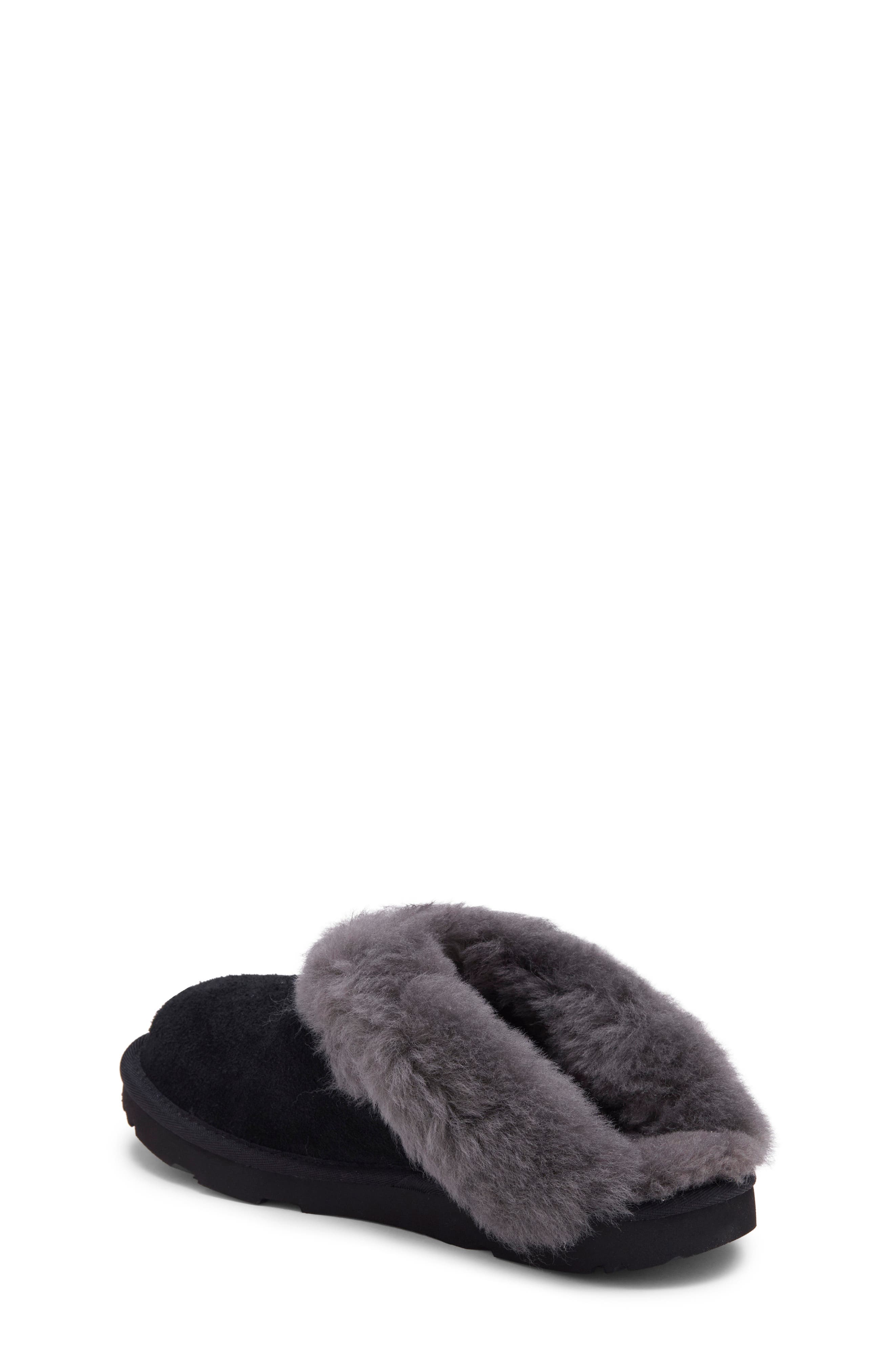 Kids' Cluggette Slipper, Alternate, color, BLACK
