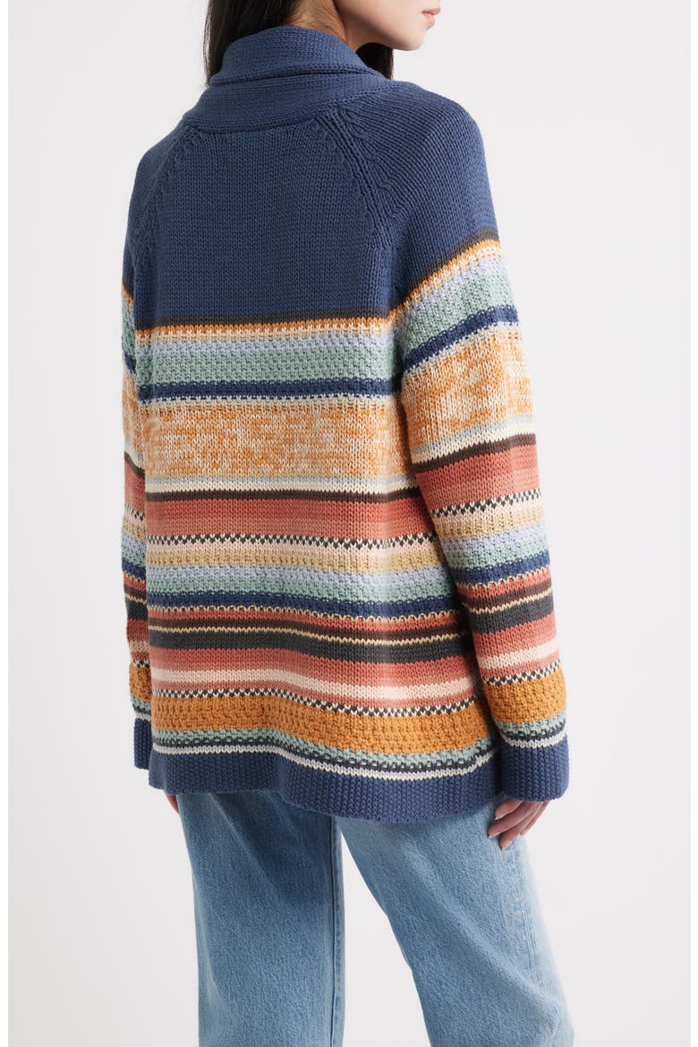 The Mountain Lodge Shawl Collar Cardigan, Alternate, color, TAOS STRIPE