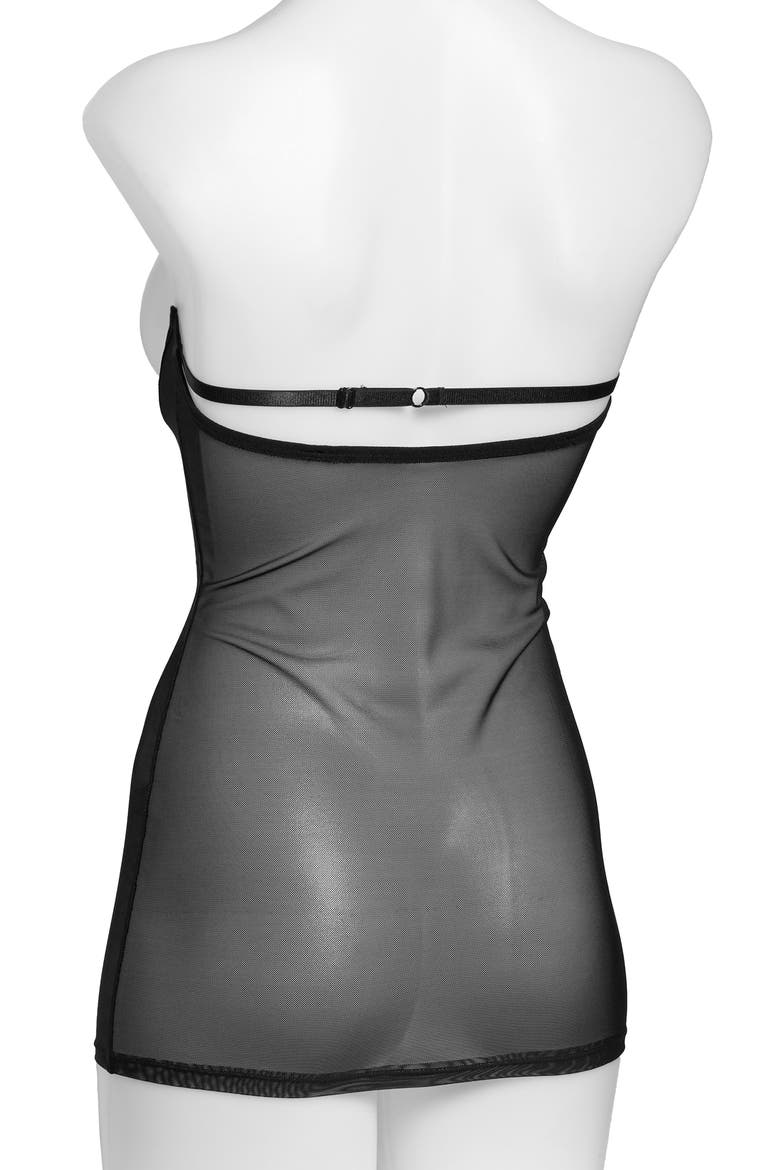 Hook Up Underbust Skirt, Alternate, color, BLACK