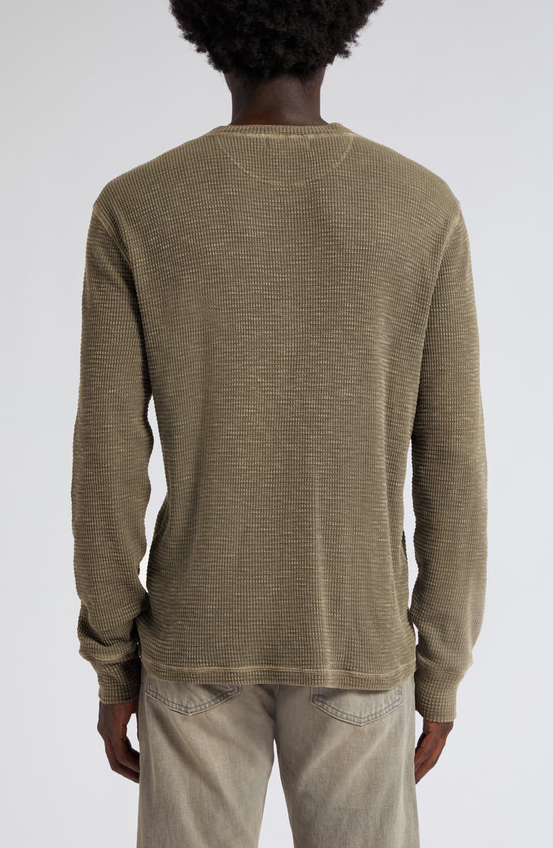 Double RL Long Sleeve Waffle Henley, Alternate, color, 