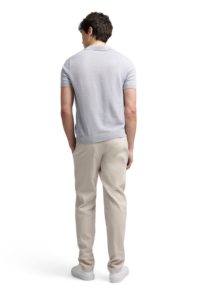 Stretch Linen Trouser, Alternate, color, Stone