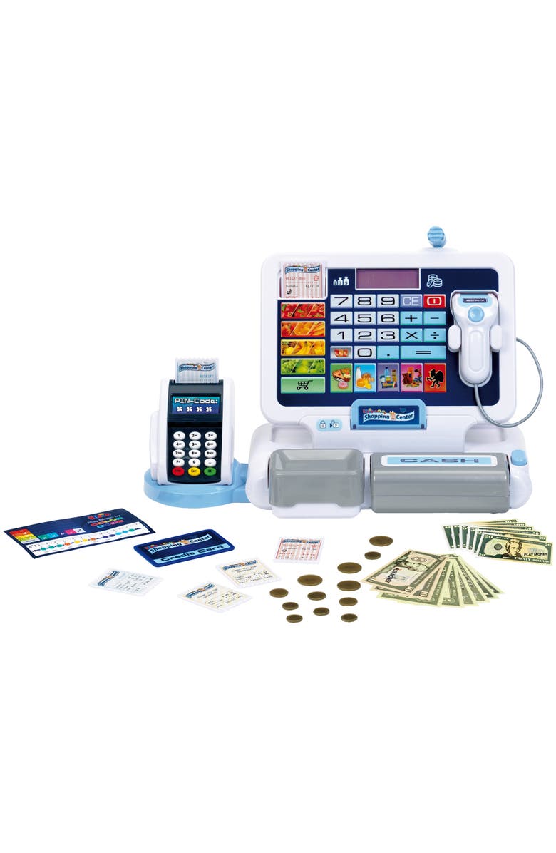 Theo Klein Shopping Center, Tablet & Cash Register Station, Main, color, Multicolored