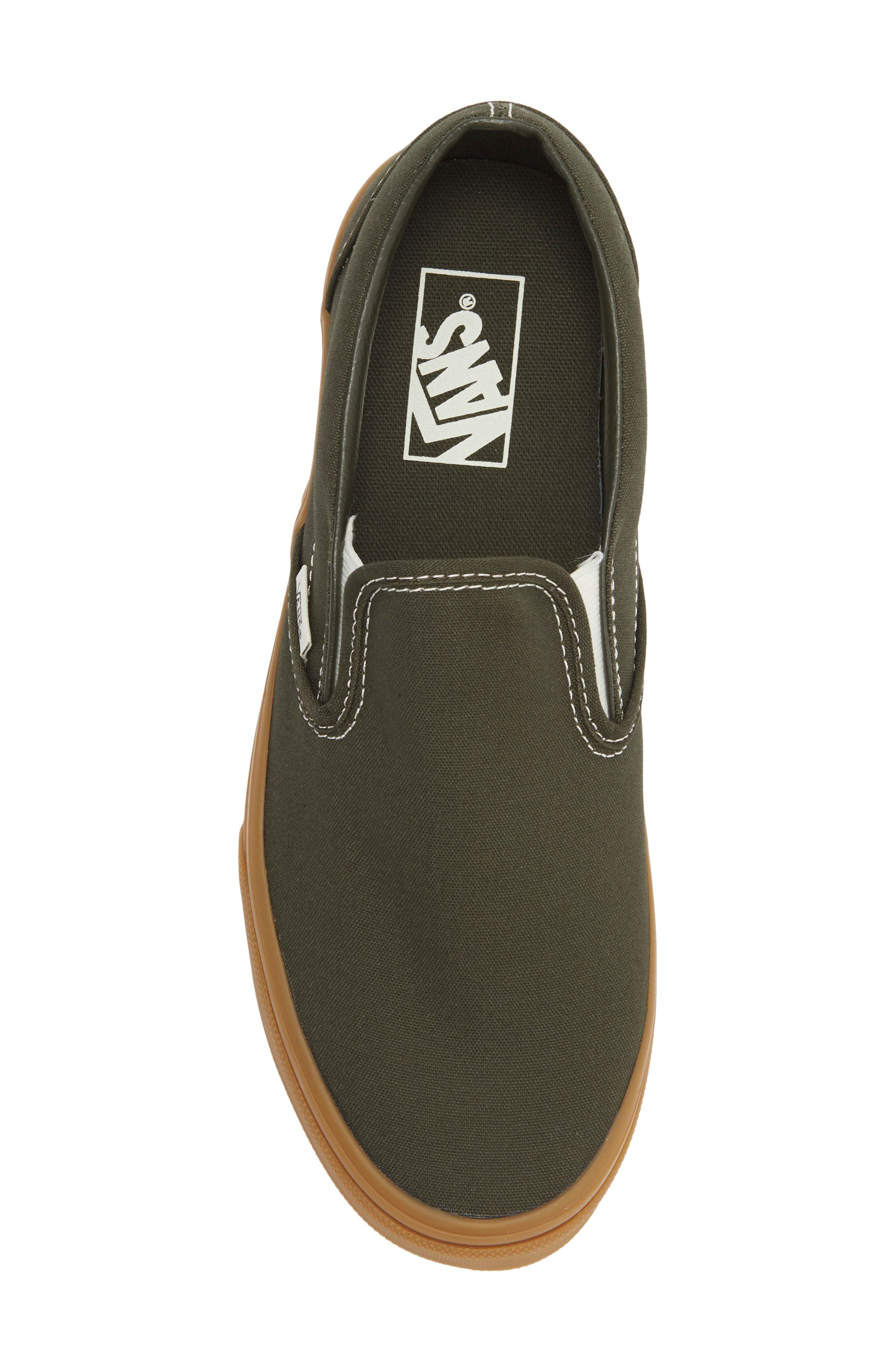 Classic Slip-On Sneaker, Alternate, color, GUM OBSIDIAN FERN