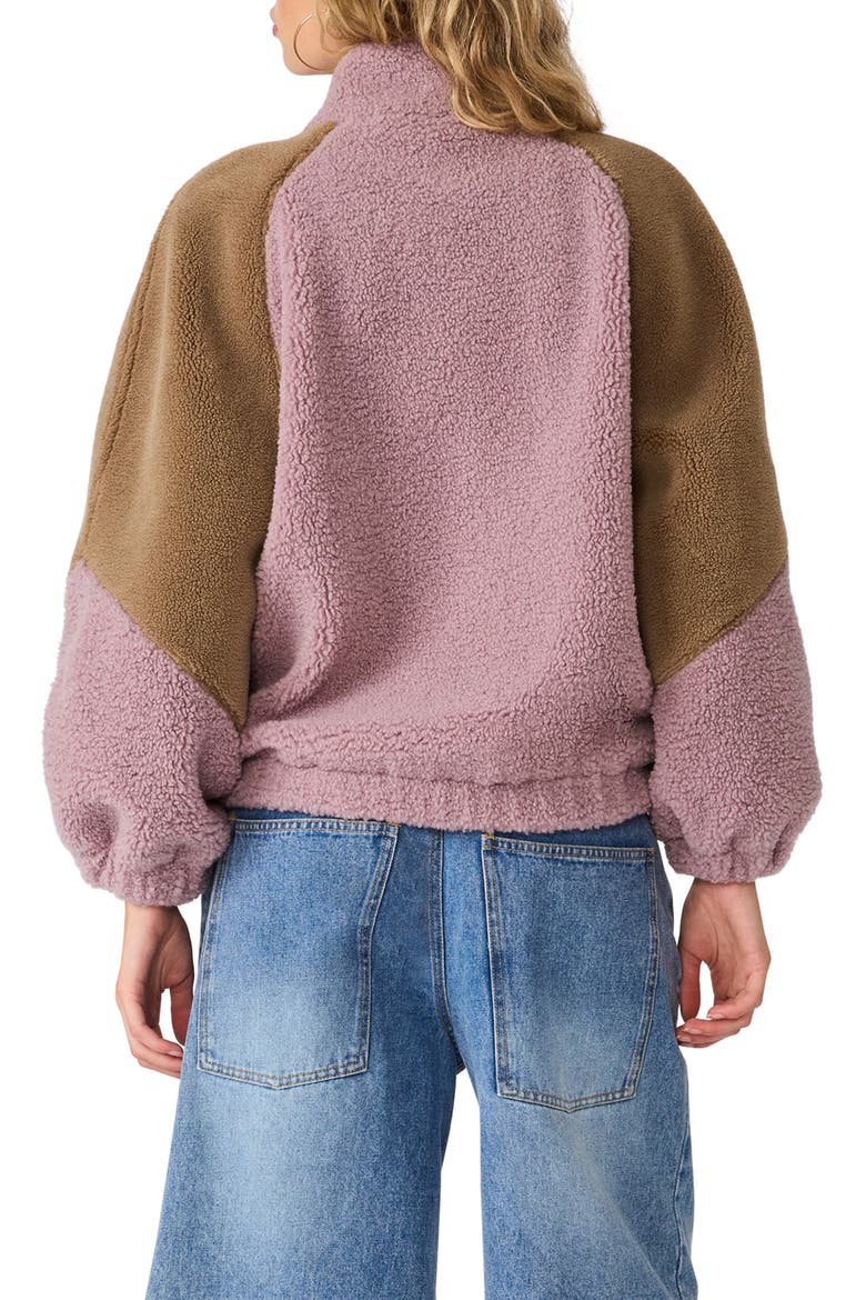 Nina Faux Fur Sherpa Jacket, Alternate, color, DUBERRY