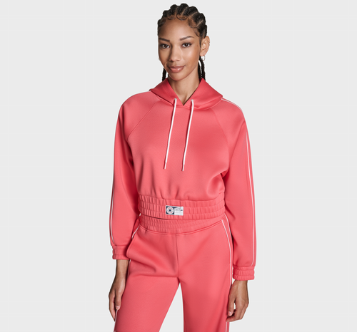 Converse Knock Out Hoodie In Pink