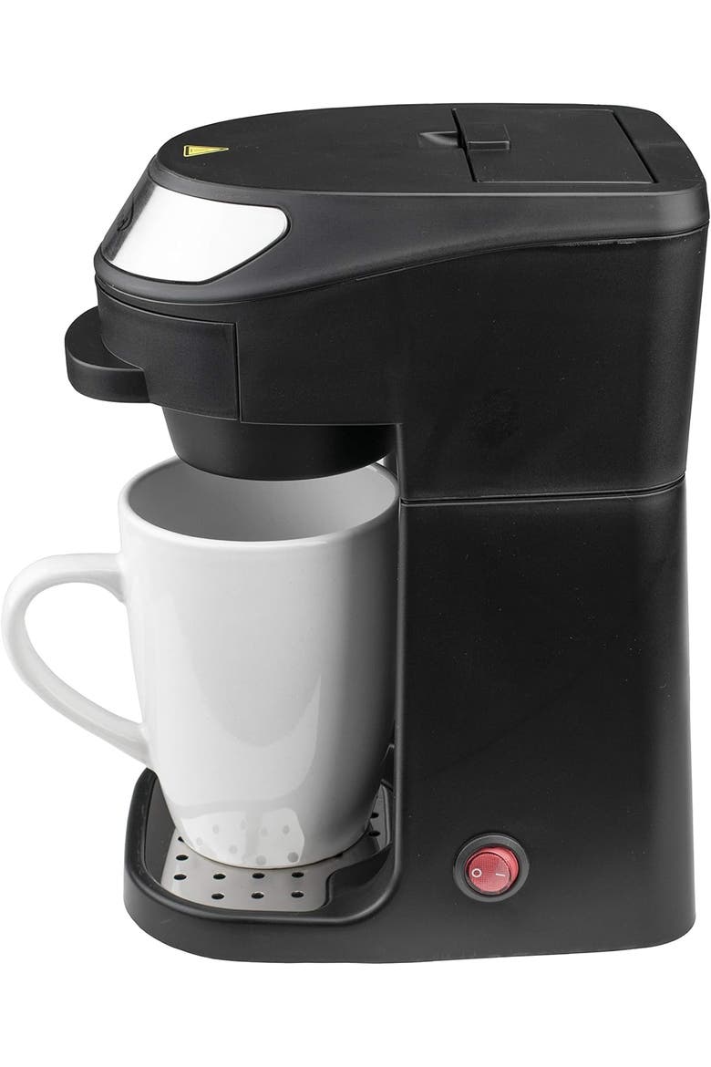 Single Cup Coffee Maker, Alternate, color, BLACK