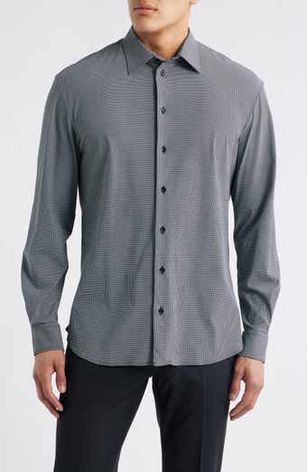 Emporio Armani Microdot Button-Up Shirt