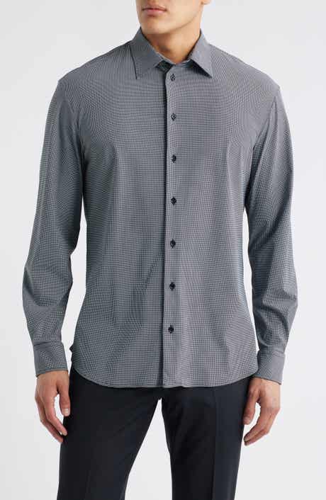 Emporio Armani Microdot Button-Up Shirt