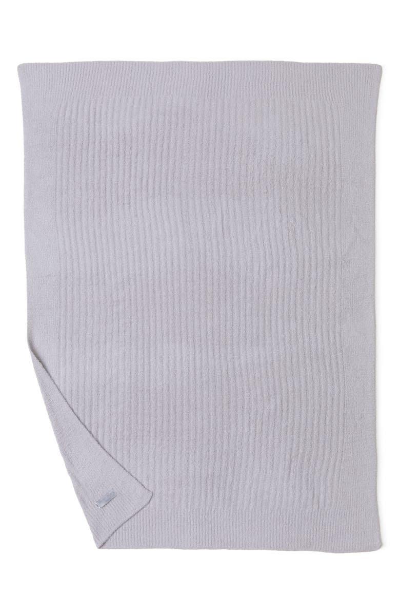 Barefoot Dreams<sup>®</sup> CozyChic<sup>™</sup> Lite<sup>®</sup> Ribbed Blanket, Alternate, color, Oyster
